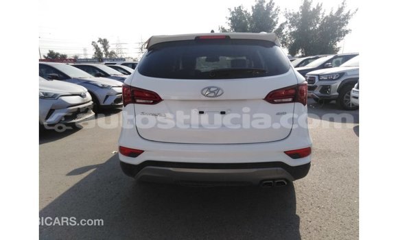 Buy Import Hyundai Santa Fe White Car in Import - Dubai in Anse-la-Raye