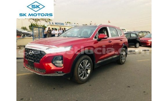 Buy Import Hyundai Santa Fe Red Car in Import - Dubai in Anse-la-Raye